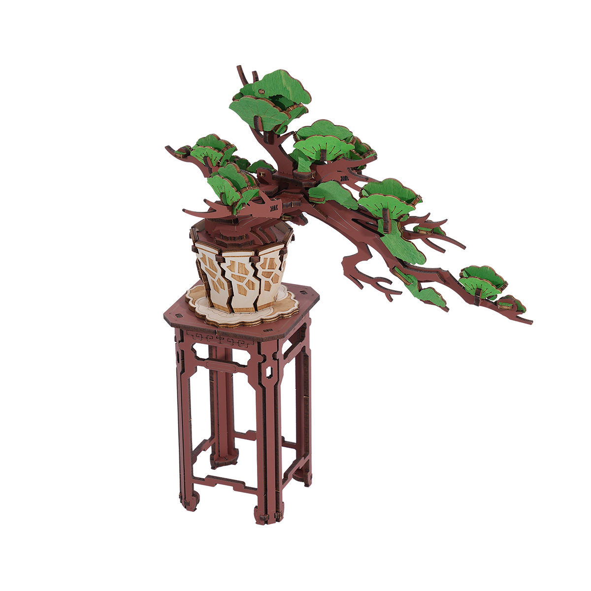 Rolife 3D Holzpuzzle - Immergrüner Kiefer Bonsai TG510 alternative Produktansicht