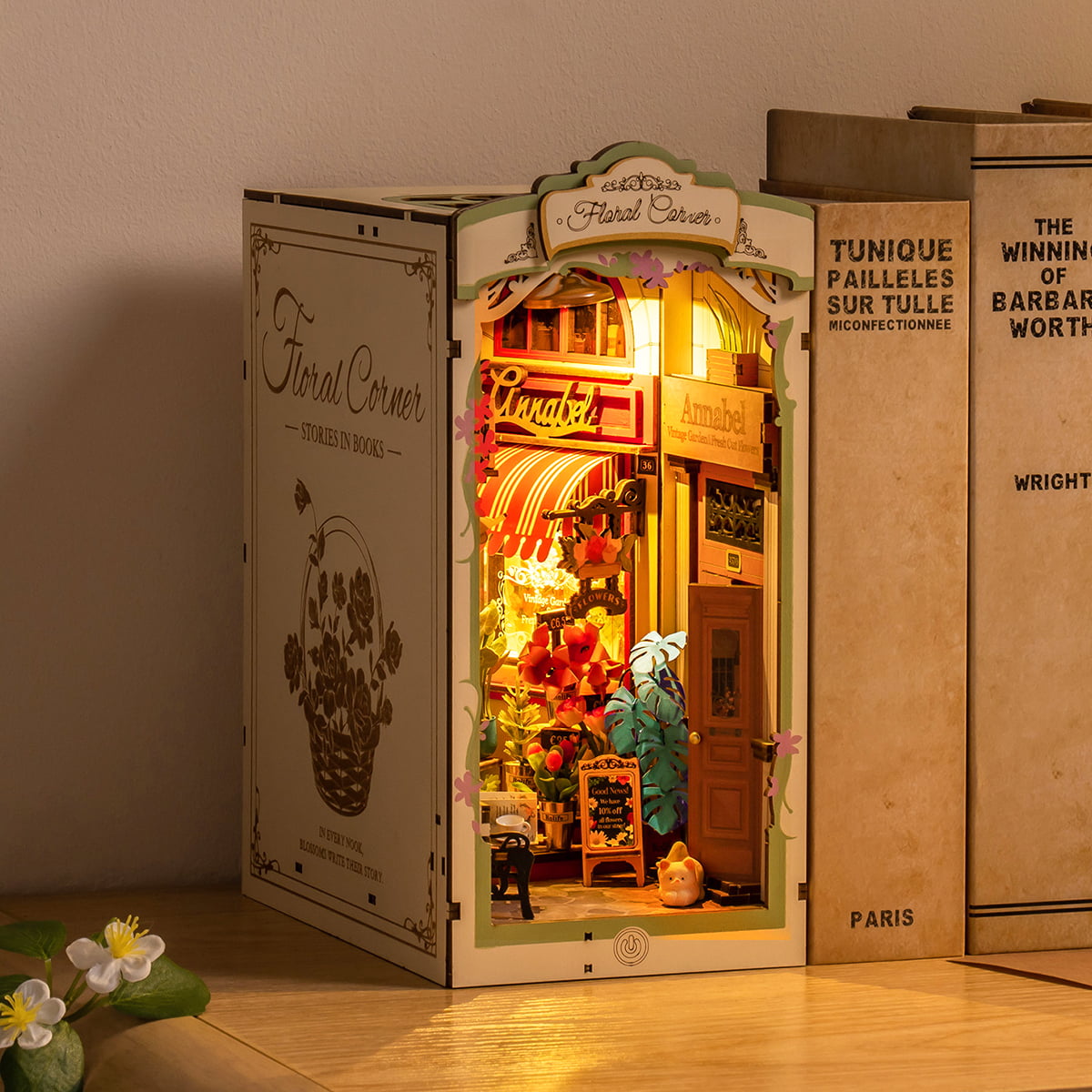 Rolife DIY Buchnische Kit - Florale Ecke TGB09 Galeriebild 4