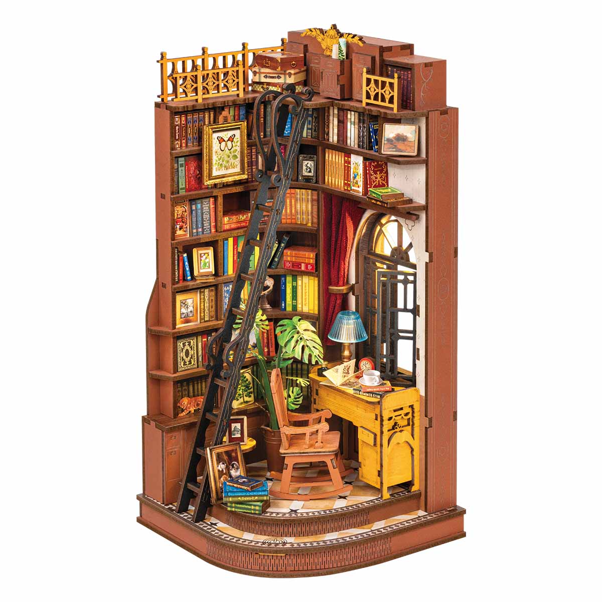 Rolife DIY Book Nook Kit - Silent Corner Study TGE02 alternate product view