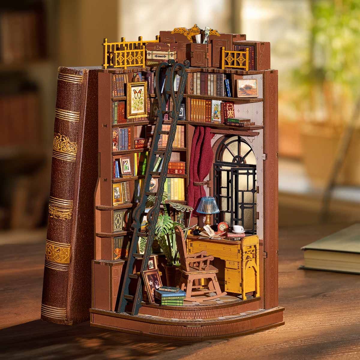 Rolife DIY Book Nook Kit - Silent Corner Study TGE02 product hero image