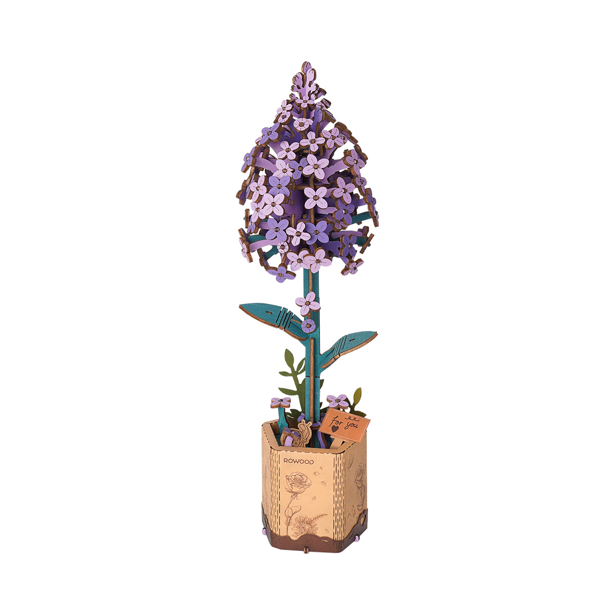 Rowood DIY Holzblume Flieder TW021 alternative Produktansicht