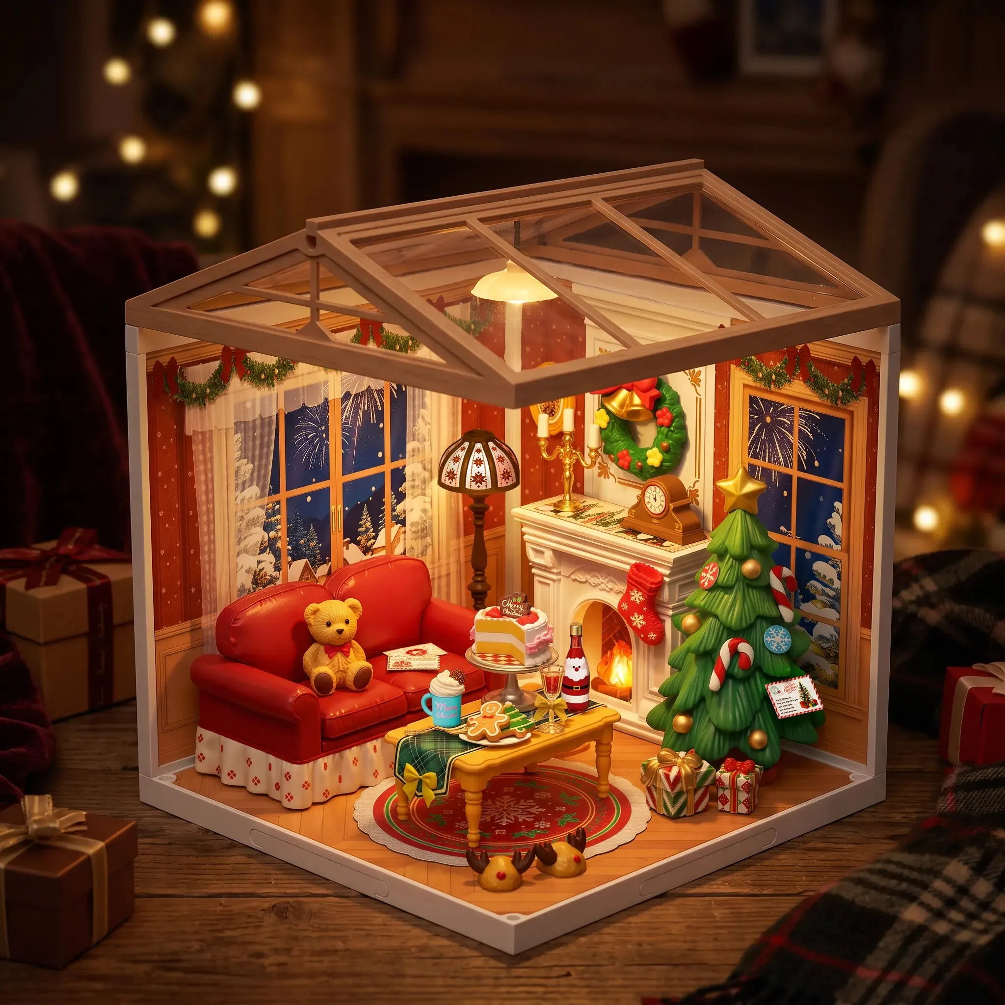 Pre-order New Rolife Twinkling Christmas Eve Super Creator Miniature House DWZ03 1.276.845 VND