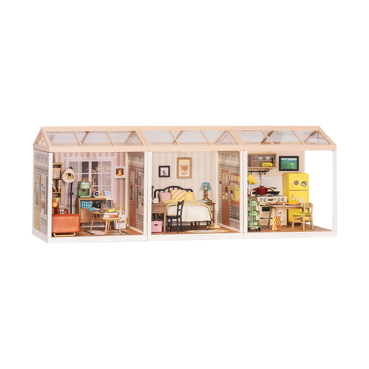 Rolife Super Creator Miniature House 3-en-1 Vue alternative du produit