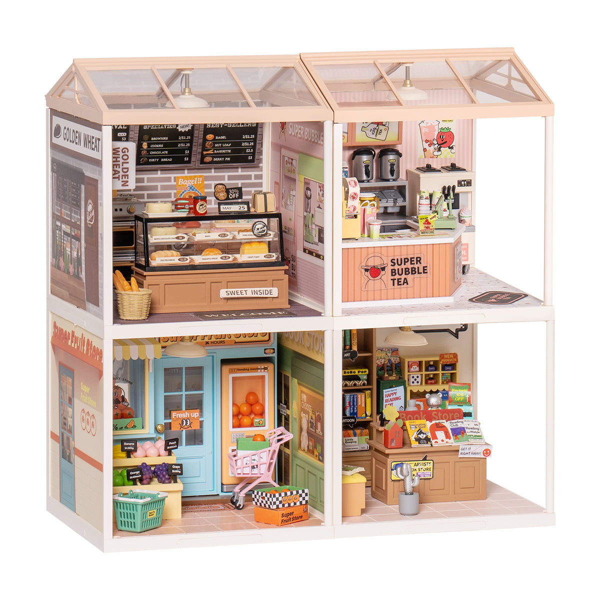 Rolife Super Creator Miniaturhaus 4 in 1 Vier Gitter Galerie Bild 4