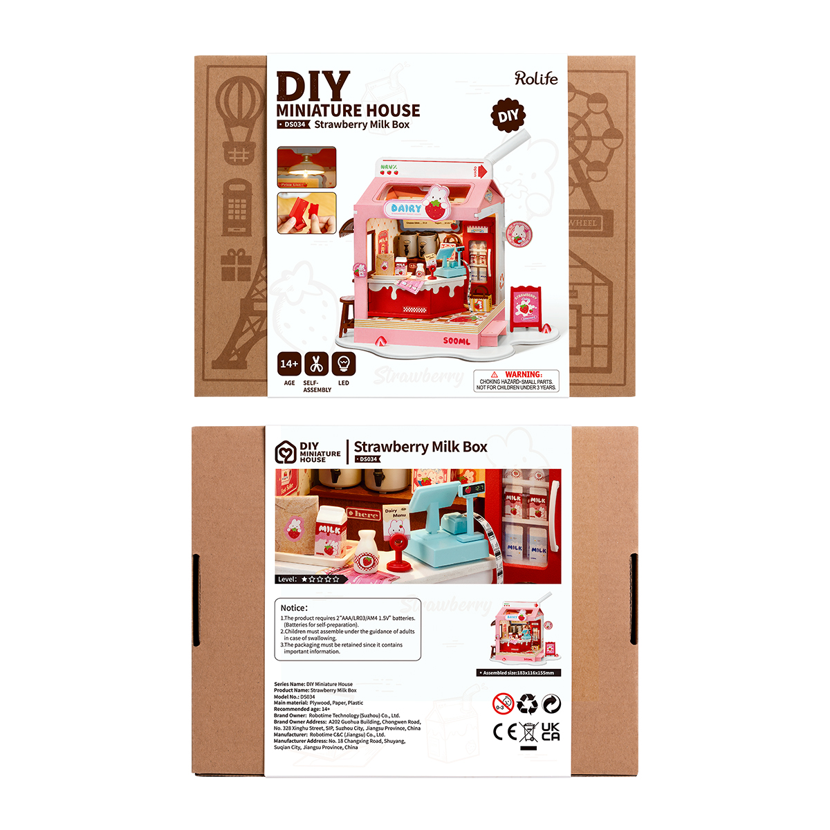 Rolife DIY Miniature House - Food Box Shop galerij afbeelding 11