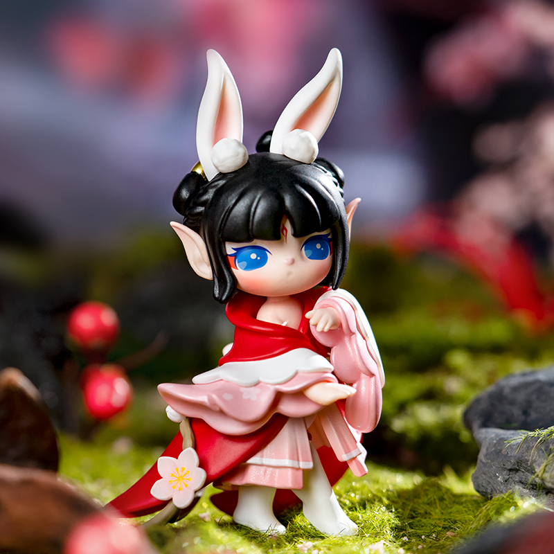 Rolife Surprise Figure Dolls - Paradise Guardians konijnenoren karakter close-up scène