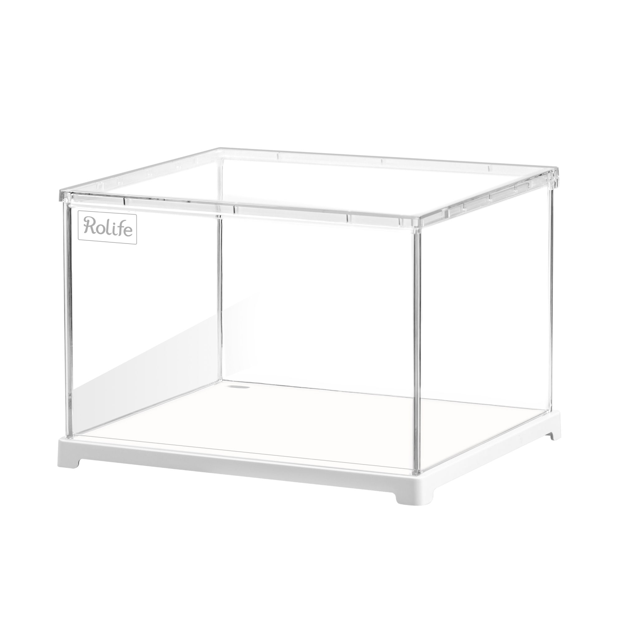 Rolife DF04L caja de exhibición acrílica vista del producto con fondo blanco
