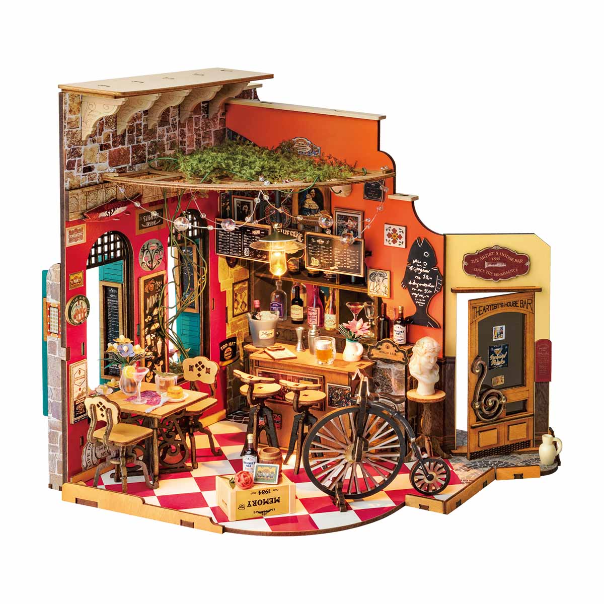 Rolife DIY Miniature House - Cheers Bar & Dining DG173 vue alternative du produit