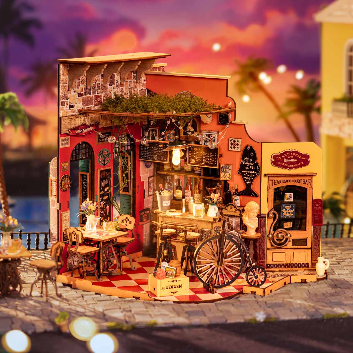 Rolife DIY Miniature House - Cheers Bar & Dining DG173 product hero image