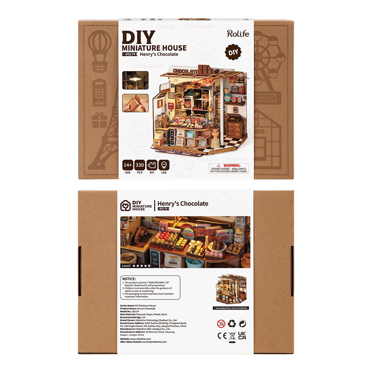 Rolife DIY Miniaturhaus - Henrys Schokolade DG174