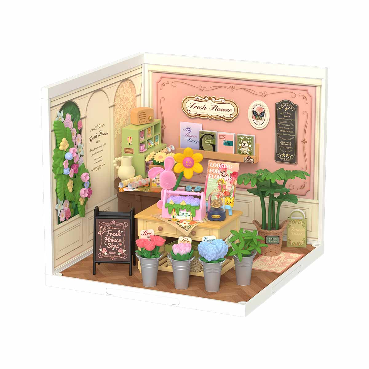 Rolife Fresh Flower Shop DIY Miniatuurhuis DW017B