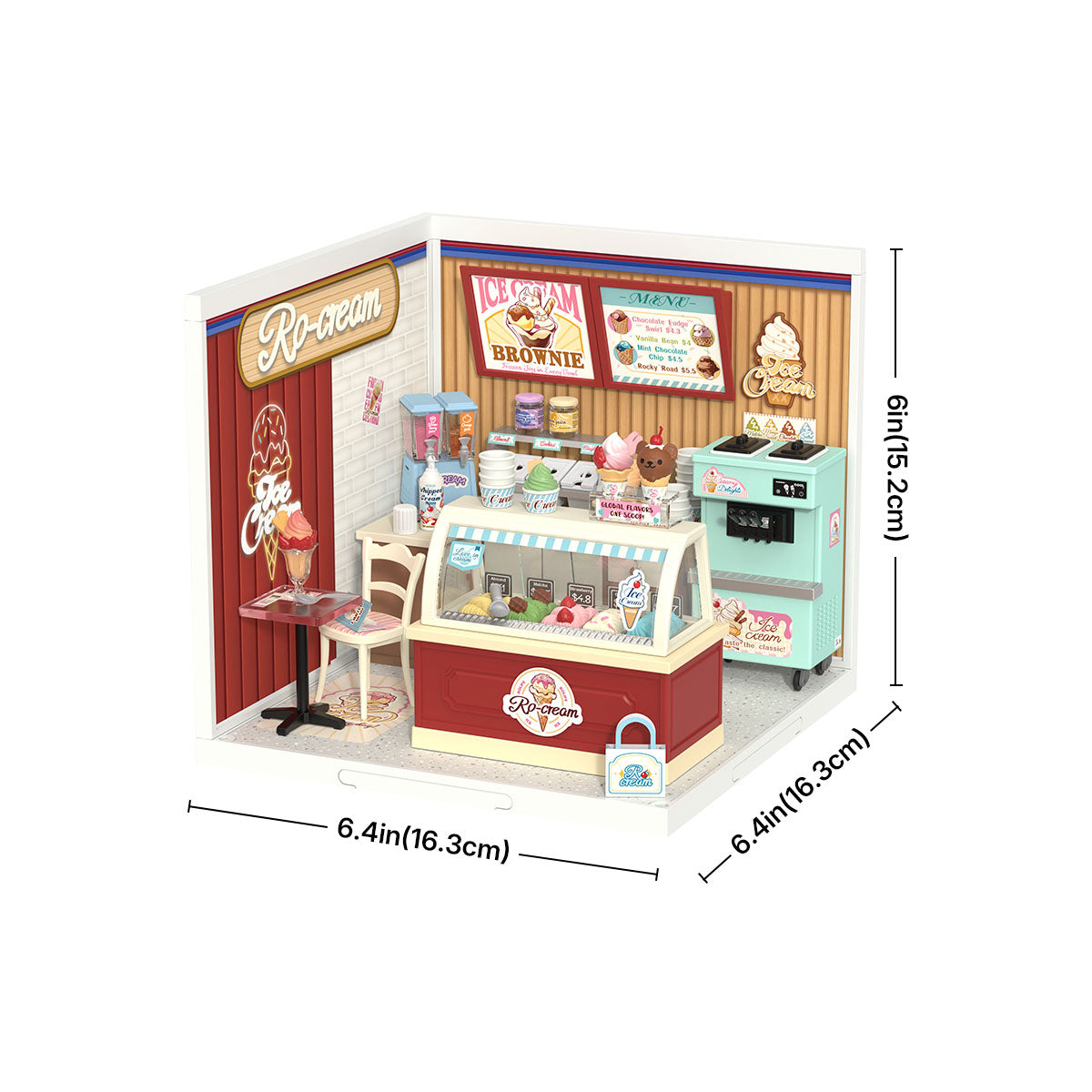 Rolife Flavorful Ice Cream DIY Miniature House DW018B – Rolife