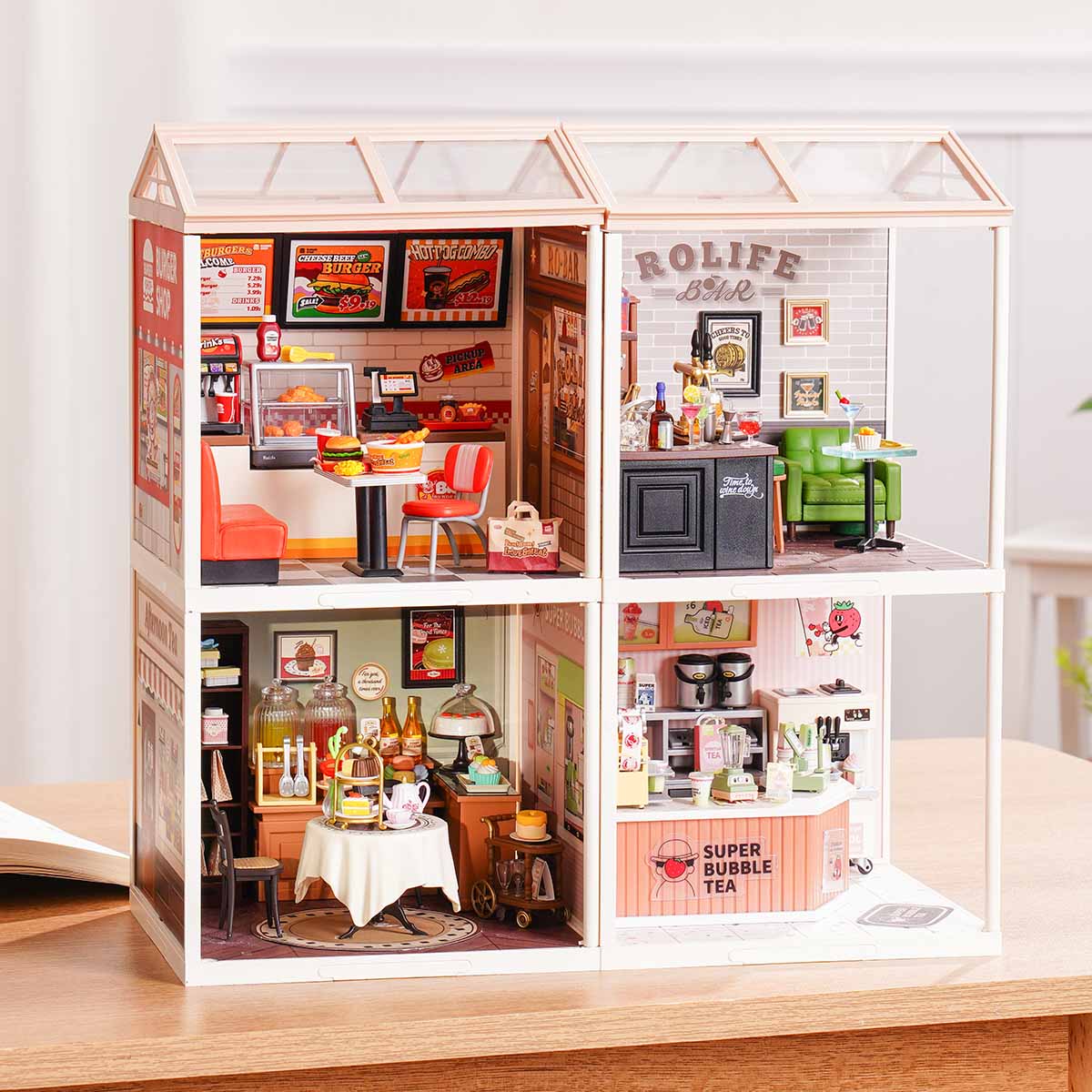 Rolife Super Creator Serie – 4-in-1 Vier-Gitter
