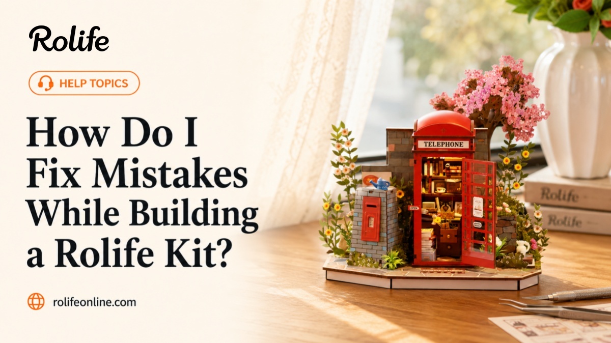 How Do I Fix Mistakes While Building A Rolife Kit