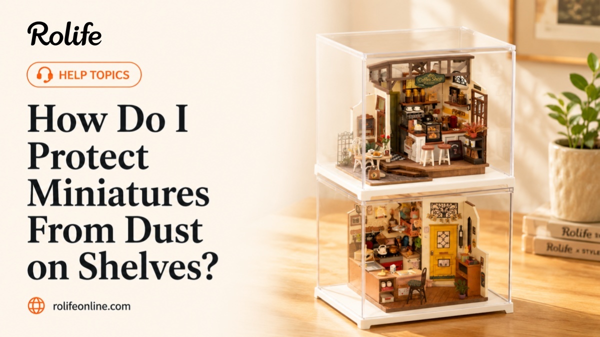How Do I Protect Miniatures From Dust on Shelves