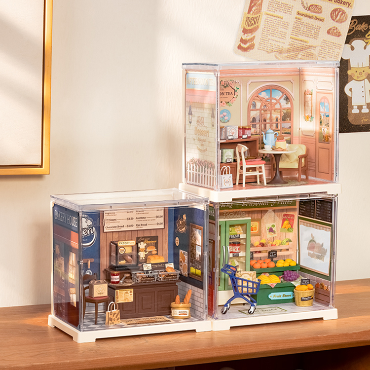 Rolife Mini Super Creator DIY Miniaturhaus Shop Sets