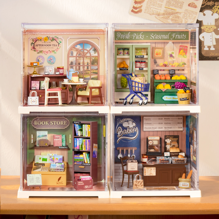 Rolife Mini Super Creator DIY Miniaturhaus Shop Sets