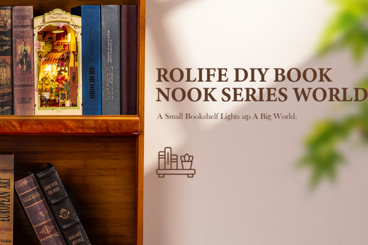 Rolife Book Nook Kits World Top