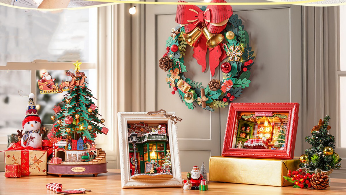 Rolife Christmas DIY Craft Kits for Home Decor Lover