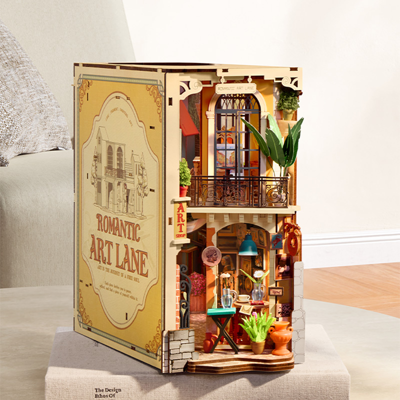 Rolife DIY Book Nook Kit - Romantic Art Lane TGB20