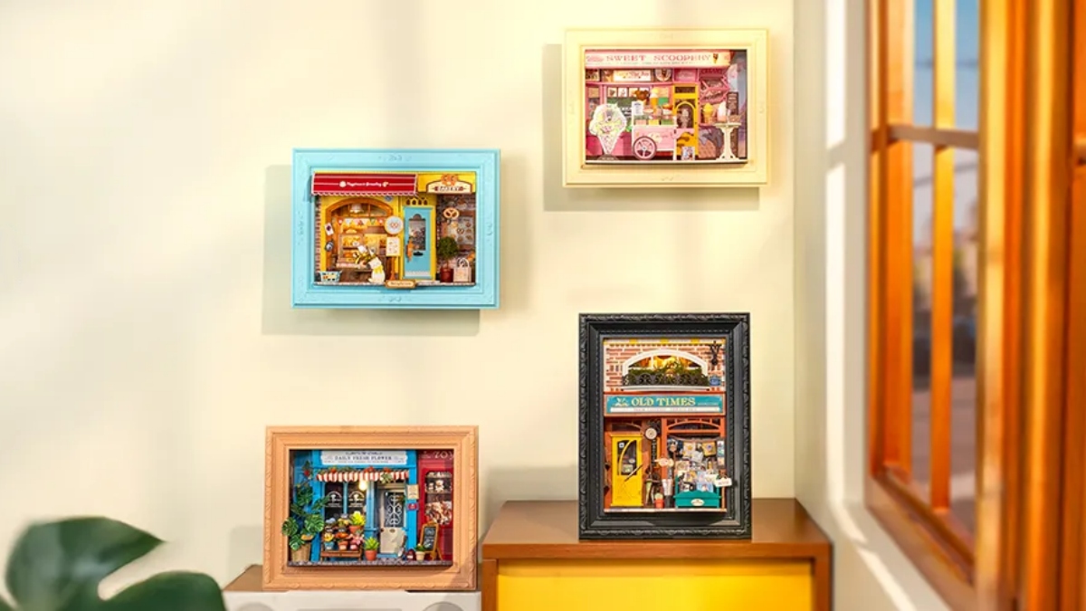 Rolife Story Frame Wooden Puzzles Citywalk Theme New Arrival
