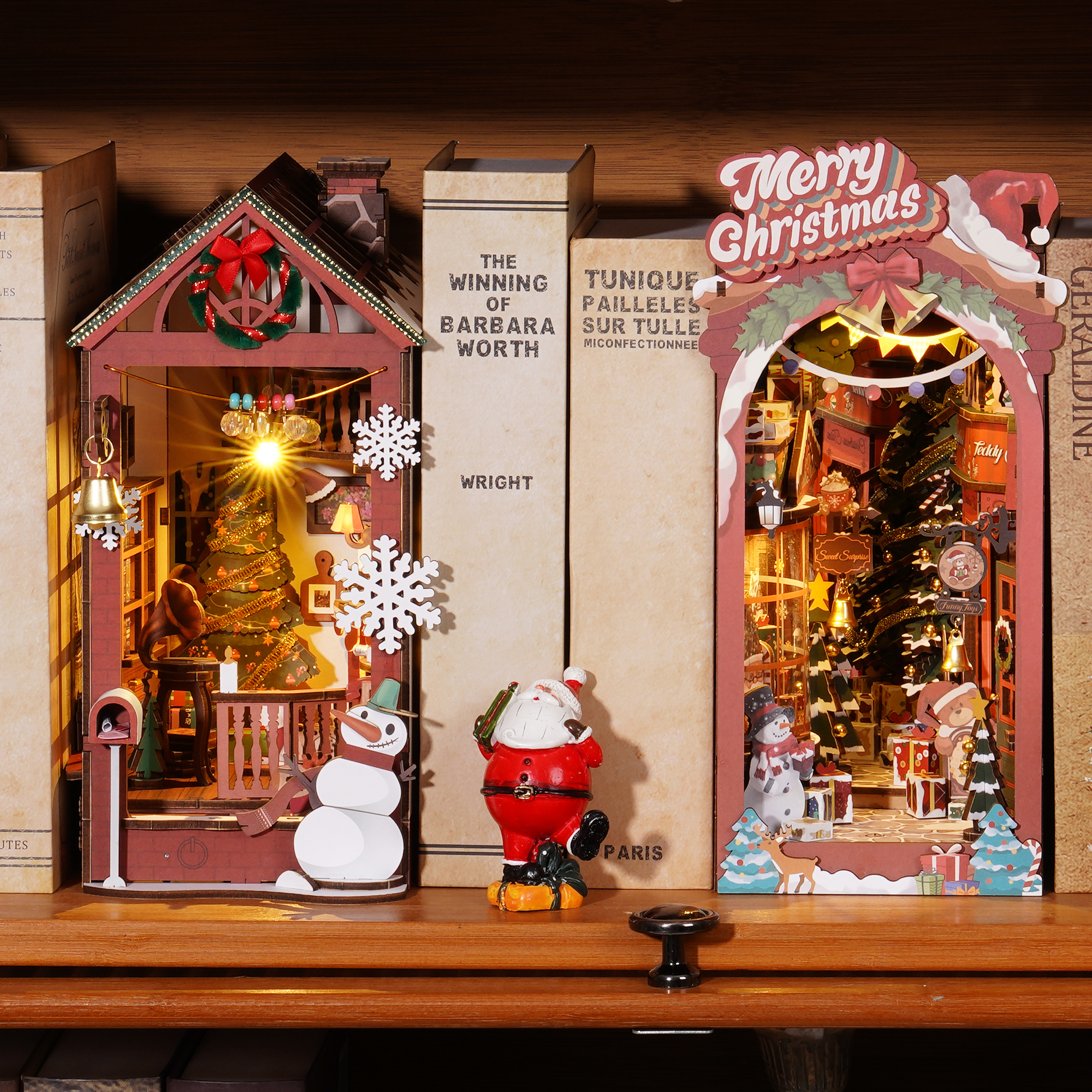 Rolife DIY Book Nook Kit - Christmas Street TGC06 gallery image 7