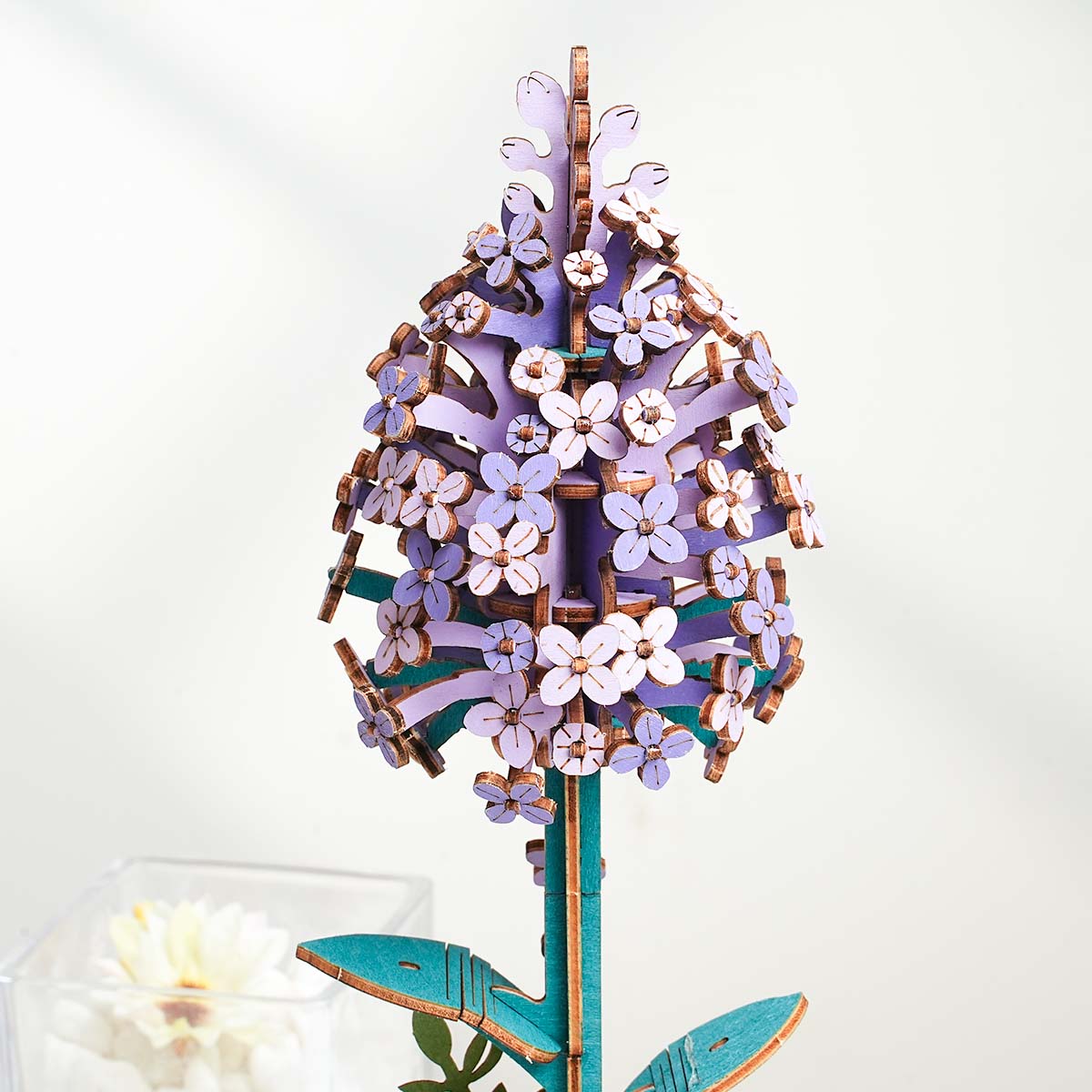 Rowood DIY Fleur en Bois Lilas TW021 image de galerie 4