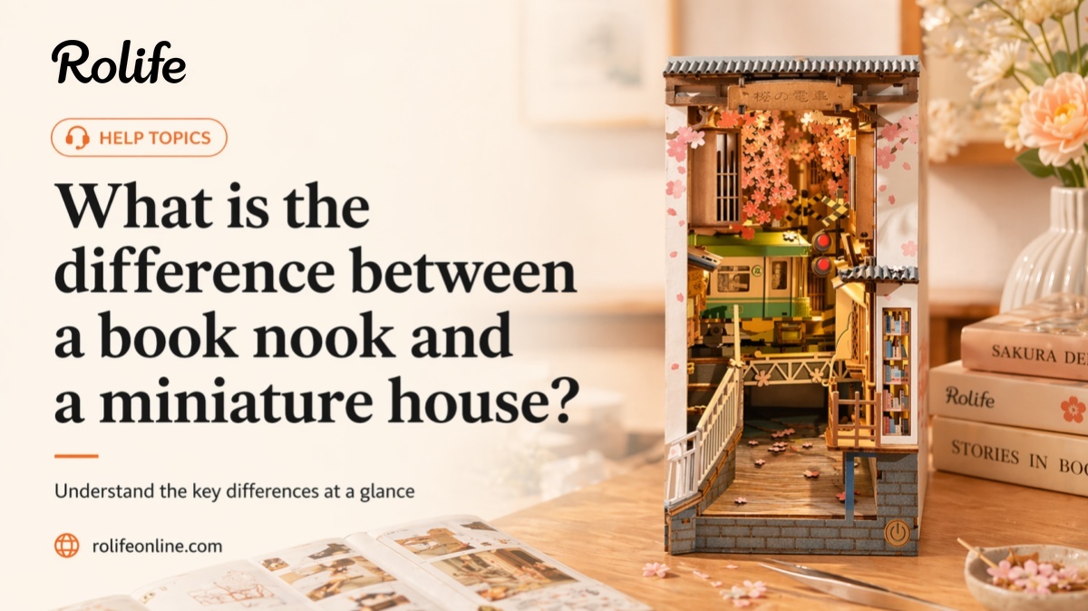 Difference Between Book Nook and Miniature House