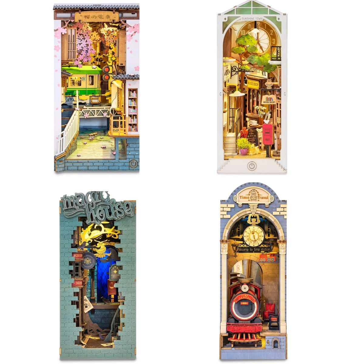 Rolife DIY Boek Nook Kit - Verhalen in Boeken(4 Kits) gallery image 1