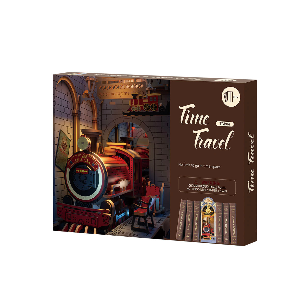 Rolife DIY Book Nook Kit Voyage dans le temps TGB04 boîte de produit