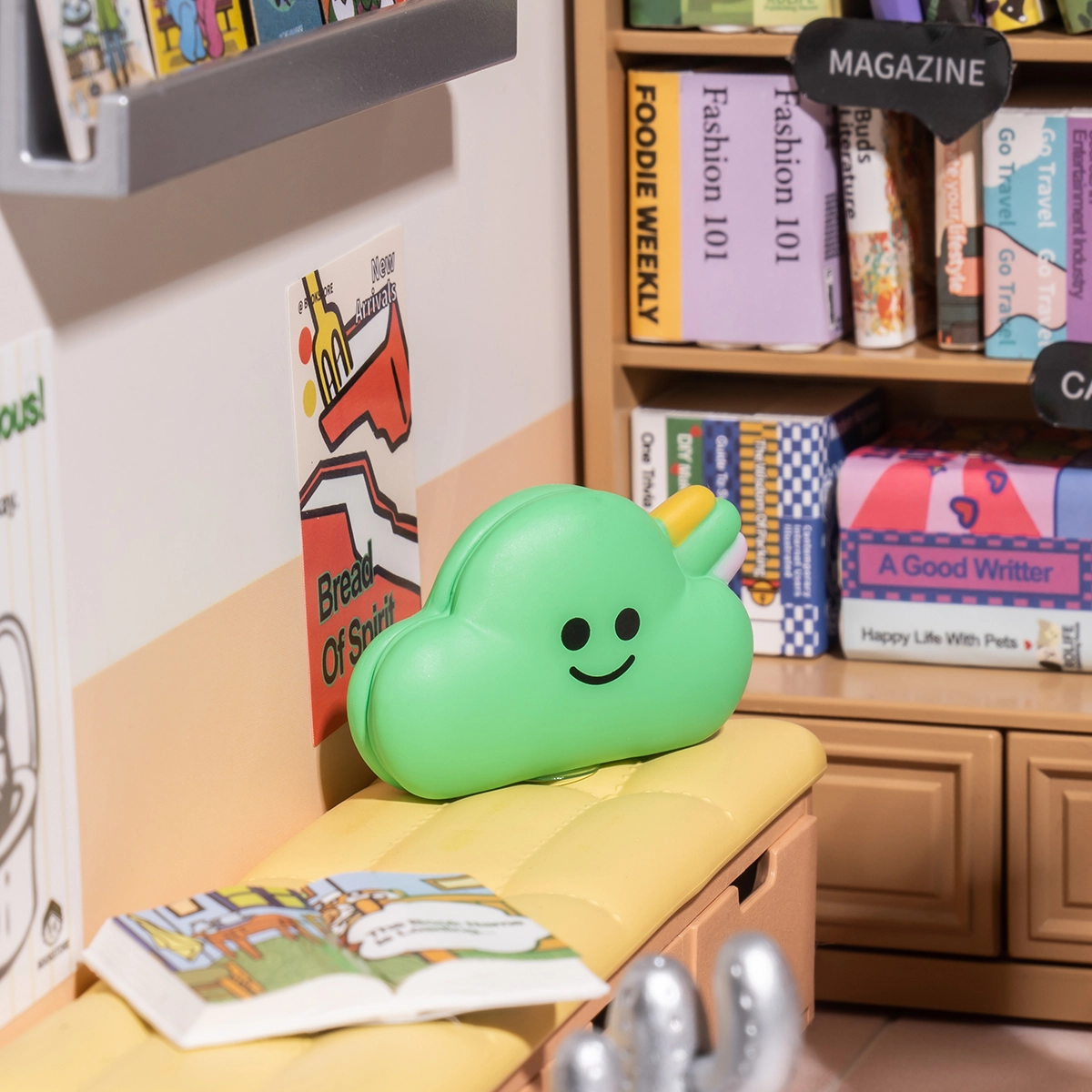 Rolife Fascinating Book Store Super Creator Miniature House DW004 image illisible espace réservé du fichier source