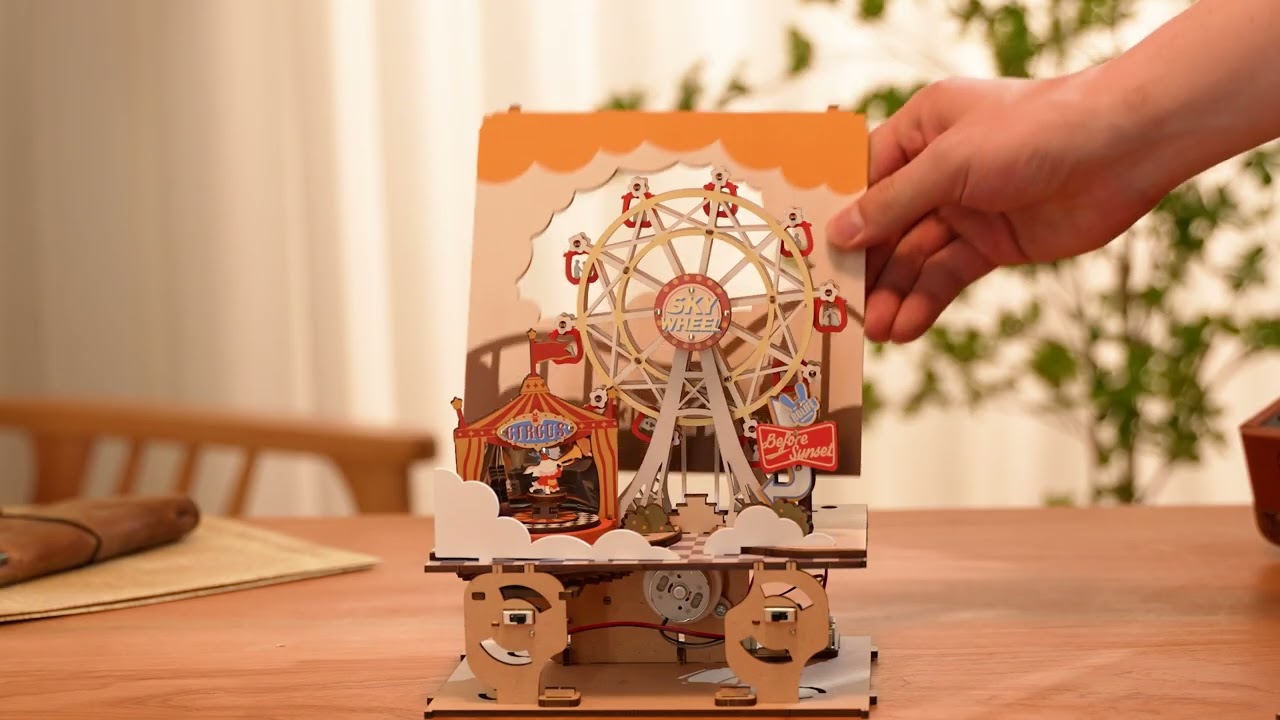 Rolife Sunset Carnival AMT01 - DIY Music Box Puzzle – Rolife